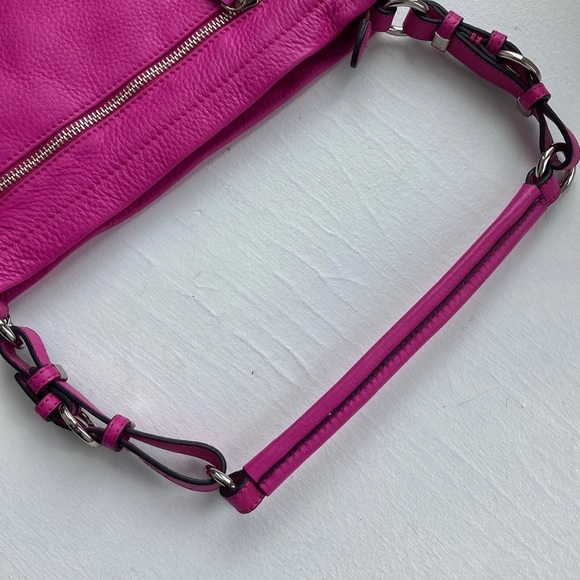 Pink Leather Danier Handbag - Picture 6 of 6